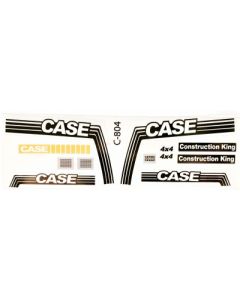 Decal 1/16 Case 580-K without model numbers Set