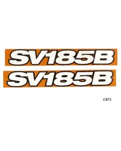 Decal 1/16 Case SV185B Model Numbers