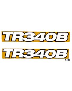 Decal 1/16 Case TV340B Model Numbers