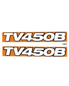 Decal 1/16 Case TV450B Model Numbers
