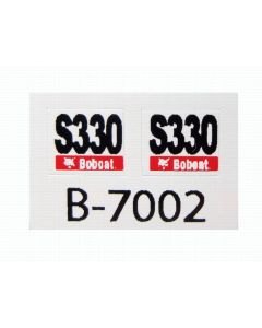 Decal 1/50 Bobcat S-330 sside panels