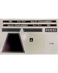 Decal 1/16 Allis Chalmers 180 Super Stock Set