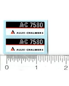 Decal 1/16 AC 7580 Model Numbers (Maroon Belly) (Pair)