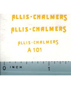 Decal Allis Chalmers Logo (yellow)