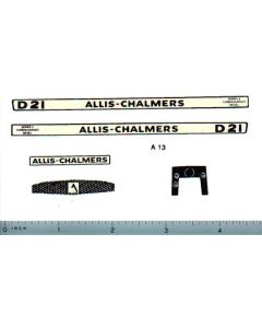 Decal 1/16 Allis Chalmers D-21 Series 2 Set