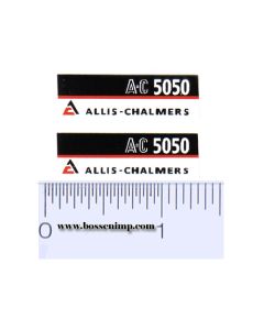 Decal 1/16 Allis Chalmers 5050 Model Numbers (pair)