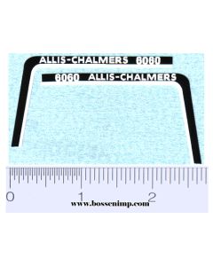 Decal 1/16 Allis Chalmers 6060 Hood Stripe