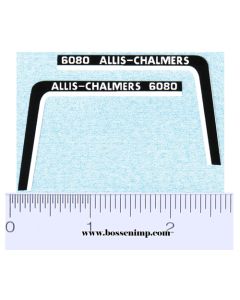 Decal 1/16 Allis Chalmers 6080 Hood Stripe