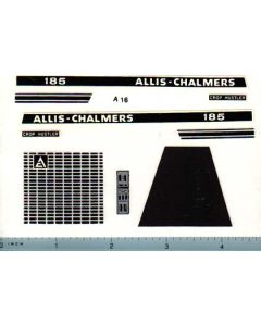 Decal 1/16 Allis Chalmers 185 Set
