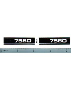 Decal 1/16 Allis Chalmers 7020 Model Numbers (white on black)