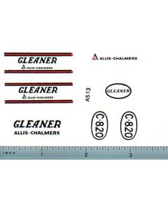 Decal 1/32 Allis Chalmers Gleaner F Set (closed engine)