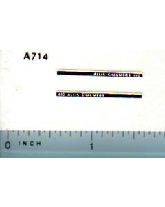 Decal 1/64 Allis Chalmers 440 Set (Long Stripe)