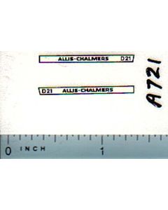 Decal 1/64 Allis Chalmers D-21 Set