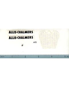 Decal 1/16 Allis Chalmers D-17 Series II Set