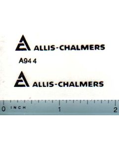 Decal Allis Chalmers Logo (black print)