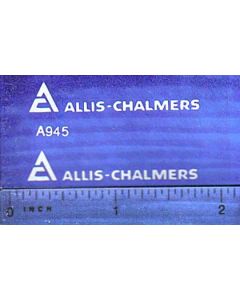 Decal Allis Chalmers Logo (white print)