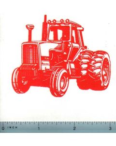 Decal Allis Chalmers 7045 Tractor (orange on clear)