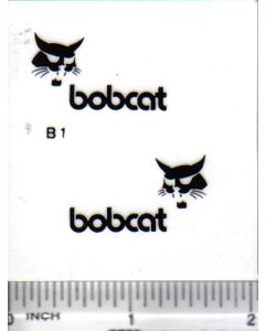 Decal Bobcat Logo 1 1/4" (black)