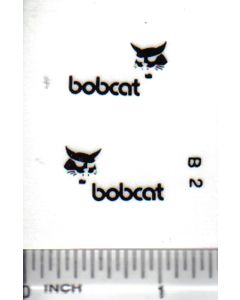 Decal Bobcat Logo 7/8" (black)