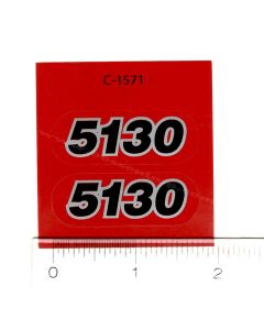 Decal 1/16 Case IH Combine 5130 model numbers