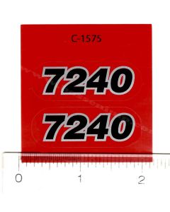 Decal 1/16 Case IH Combine 7240 model numbers