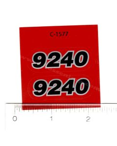 Decal 1/16 Case IH Combine 9240 model numbers