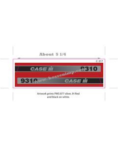 Decal 1/16 Case IH 9310 Side panels