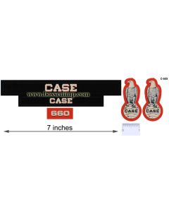 Decal 1/08 Case Combine 660 set