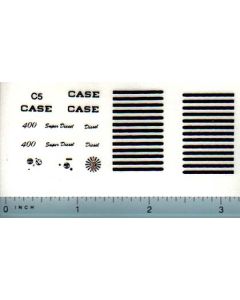 Decal 1/16 Case 400 Black Set (late, black)