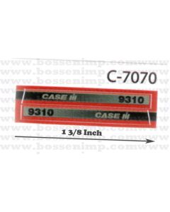 Decal 1/64 Case IH 9310 4WD Side Panels