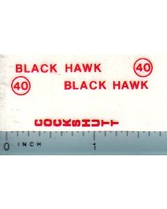 Decal 1/16 Decal Cockshutt Black Hawk 40