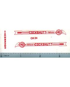 Decal 1/16 Cockshutt Deluxe 40 (red)