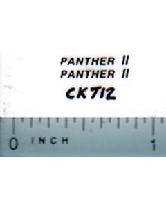 Decal 1/64 Panther II (black)