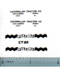 Decal Caterpillar Logo (black, white)