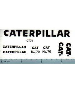 Decal 1/16 Caterpillar No. 70 Set