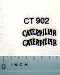 Decal Caterpillar Logo (black)