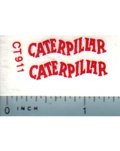 Decal Caterpillar Logo (red)