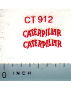 Decal Caterpillar Logo (red)
