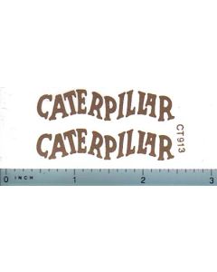Decal Caterpillar Logo Decals (gold)