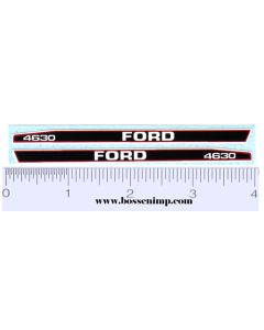 Decal 1/16 Ford 4630 Hood