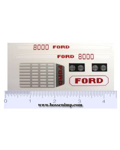 Decal 1/16 Ford 8000 Set