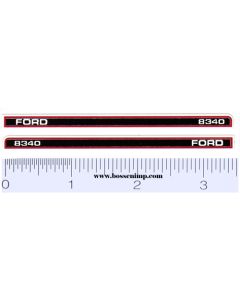 Decal 1/16 Ford 8340 Hood