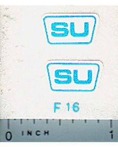 Decal 1/12 SU (blue on white) slightly smaller