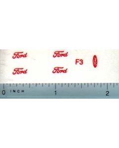 Decal 1/16 Ford 8N Red Logo