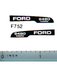 Decal 1/64 Ford/Versatille 9480 Hood Stripe