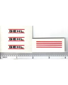 Decal Gehl Set with Stripes