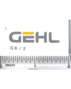 Decal Gehl - Silver & Yellow