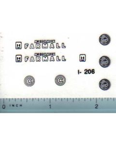 Decal 1/16 Farmall C Set (Freiheit)