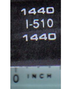 Decal 1/16 IH 1440 Model Numbers