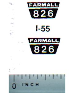 Decal 1/16 Farmall 826 Model Numbers